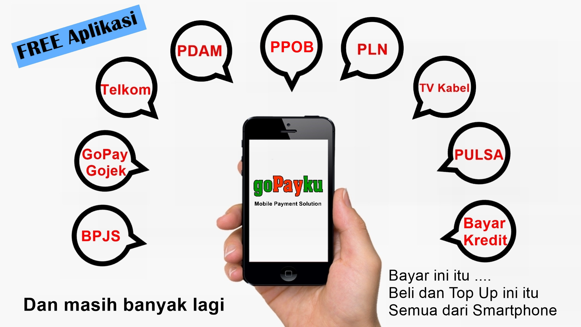 Aplikasi Smartphone Android Terbaik Untuk Pembayaran Loket PPOB | goPayKu